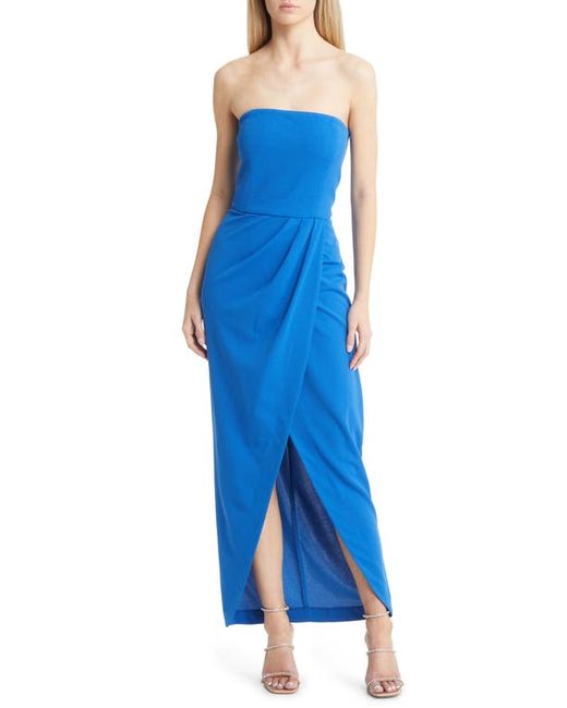 Wayf The Angelique Strapless Tulip Gown in at X-Small
