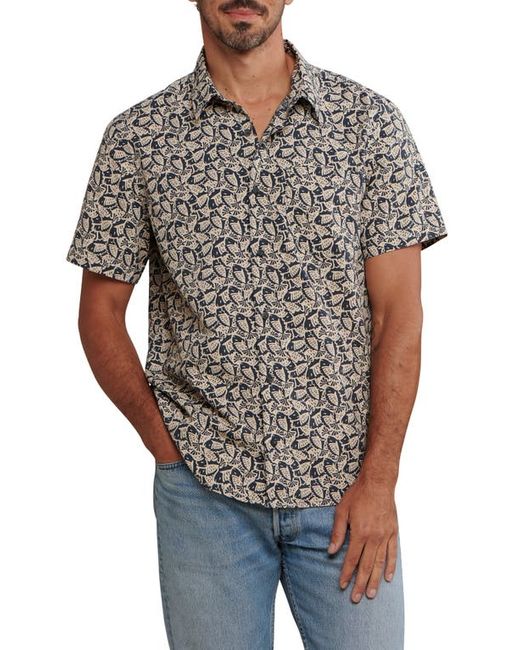 Toad & Co Fletch Short Sleeve Organic Cotton Button-Up Shirt in at Small
