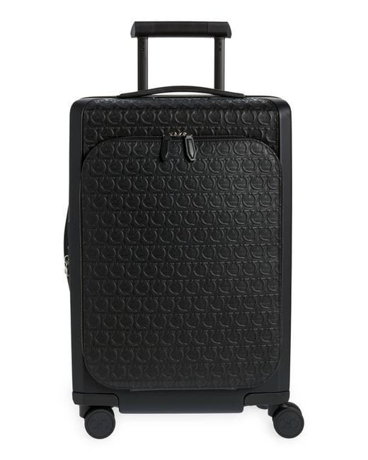 Ferragamo Gancini 22-Inch Leather Spinner Carry-On in at