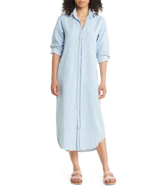Frank & Eileen Rory Long Sleeve Cotton Denim Shirtdress in at Xx-Small