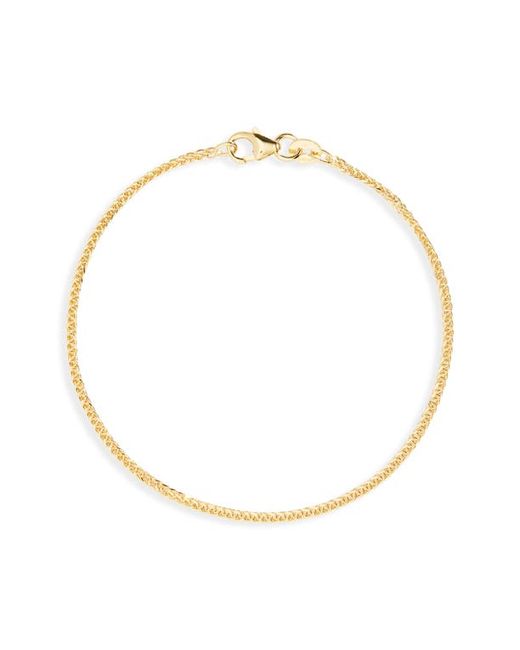Bony Levy 14K Gold Wheat Chain Bracelet in at