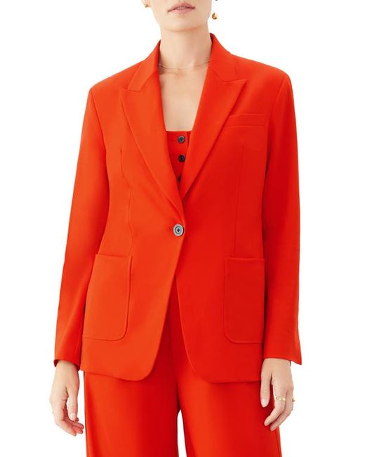 Gstq Luxe One-Button Blazer in at X-Small