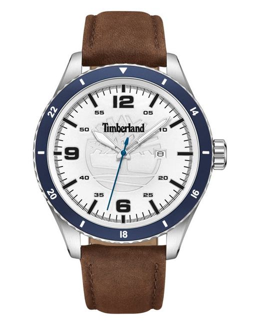Timberland Ashmont Leather Strap Watch 46mm in at