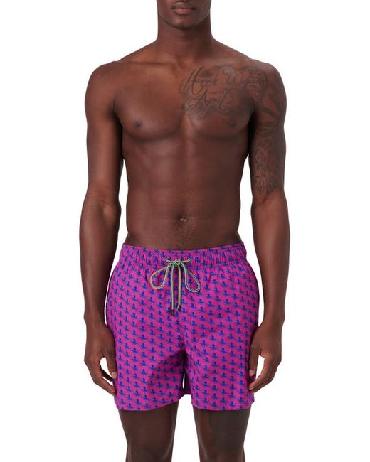 Bugatchi Archer Octopus Print Swim Trunks in at Small
