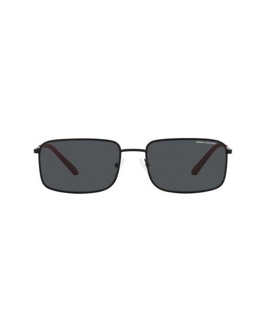 Armani Exchange 58mm Rectangular Sunglasses in at