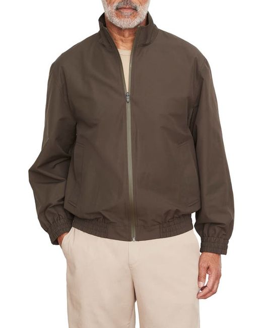 Vince Zip-Up Cotton Nylon Windbreaker in at Small