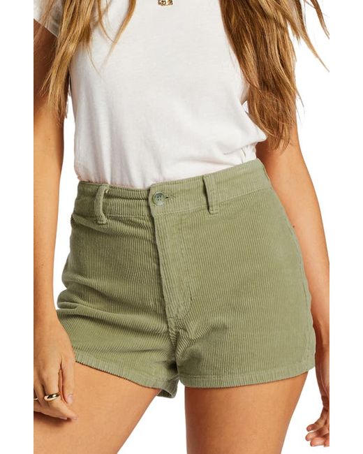 Billabong Free Fall Stretch Cotton Corduroy Shorts in at 24