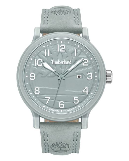 Timberland Leather Strap Watch 46mm in at
