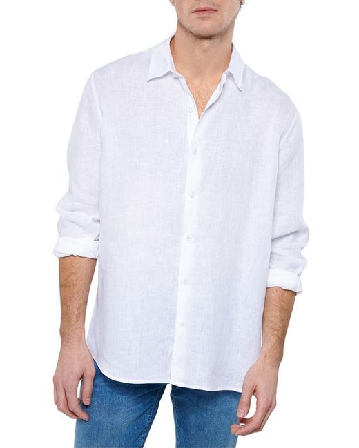 Mavi Jeans Linen Button-Up Shirt in at Small