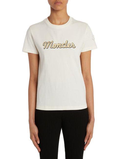 Moncler Logo Appliqué T-Shirt in at Xx-Small