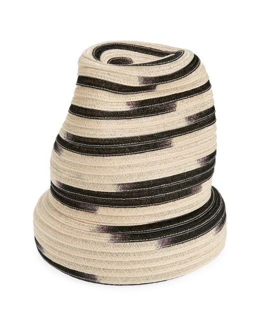 Esenshel Yoko Cuff Woven Hat in Natural at Small