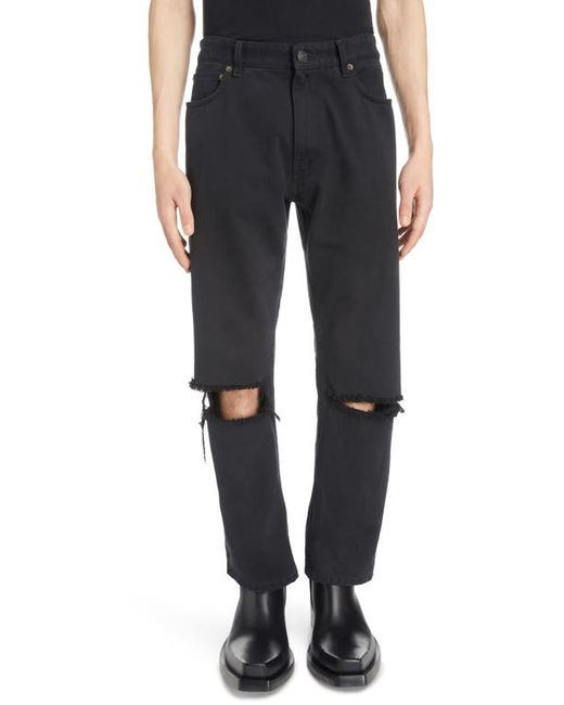 Balenciaga Destroyed Loose Fit Jeans in at Small