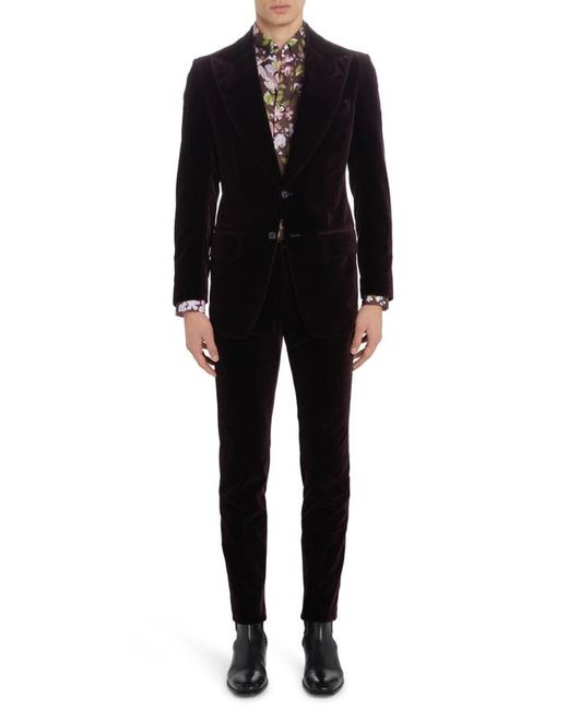 Tom Ford Atticus Cotton Velveteen Cocktail Jacket in at 38 Us