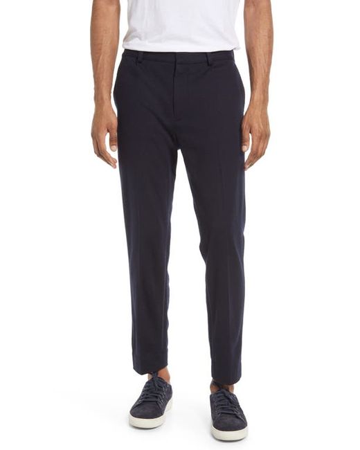 Vince Cozy Solid Wool Flat Front Dress Pants in at Large
