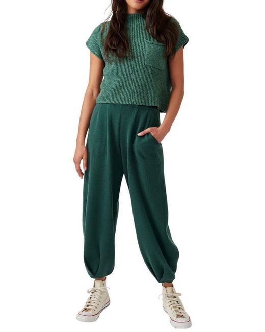 Free People free-est Freya Short Sleeve Sweater Pull-On Pants Set in at X-Small