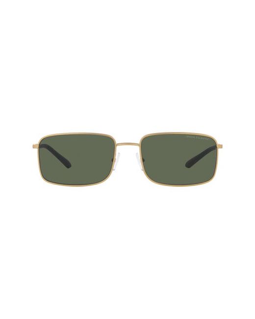 Armani Exchange 58mm Rectangular Sunglasses in at