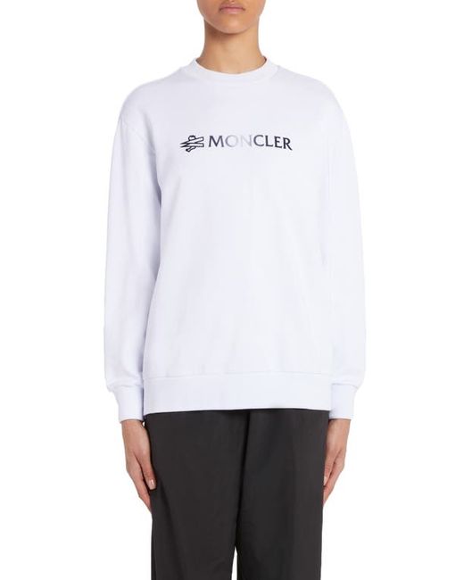 Moncler Logo Graphic Sweatshirt in at Xx-Small