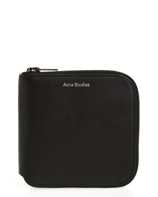 Acne Studios Csarite Leather Wallet in at
