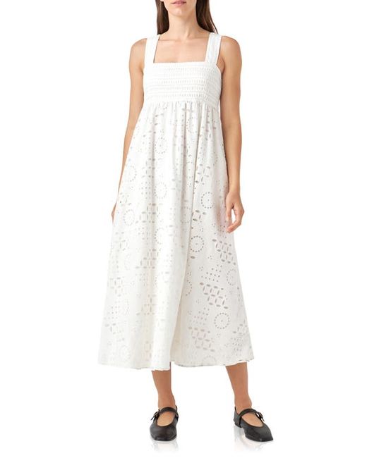 English Factory Broderie Anglaise Cotton Sundress in at Medium