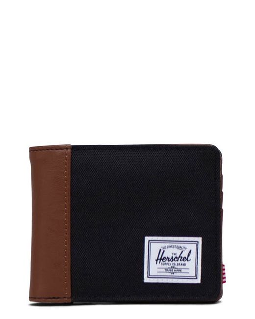 Herschel Supply Co. . Hank Bifold Wallet in Black/Tan at