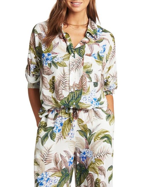 Sea Level Beach Cover-Up Shirt in at X-Small