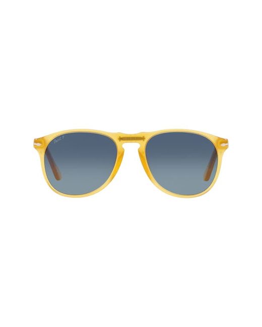 Persol 55mm Polarized Gradient Pilot Sunglasses in at