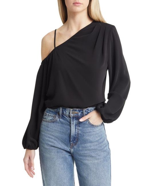 Open Edit Pleated Asymmetric Top in at Xx-Small