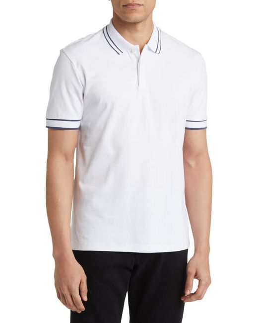 Boss Parlay Tipped Cotton Polo in at Xx-Large