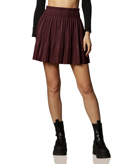 Avec Les Filles Pleated A-Line Skirt in at X-Small