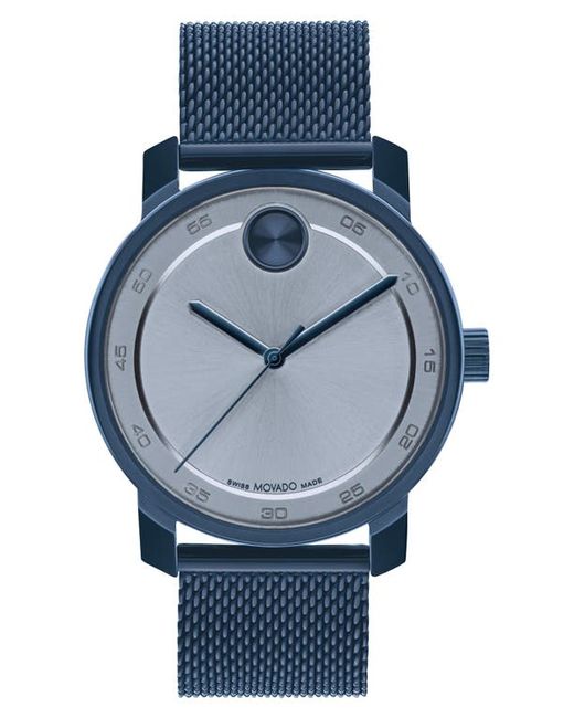 Movado Bold Access Mesh Strap Watch 41mm in Grey at