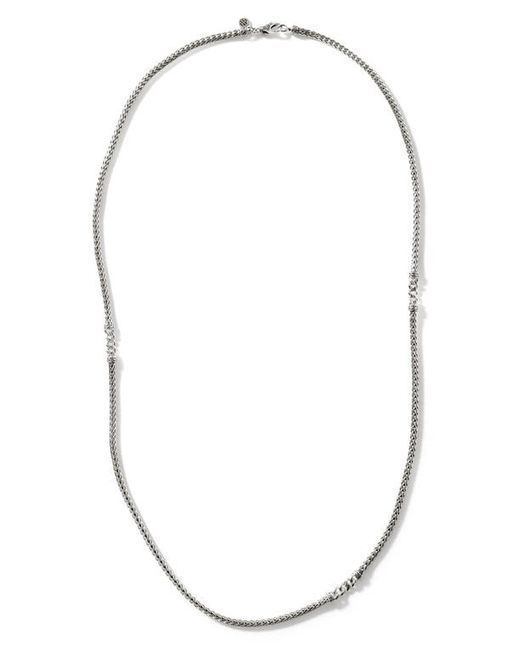John Hardy Classic Chain Station Necklace in at