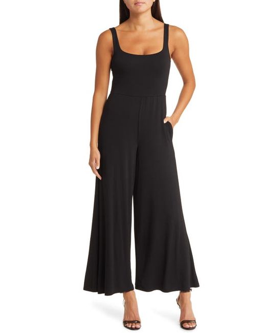 Steve Madden Square Neck Wide Leg Jumpsuit in at X-Small