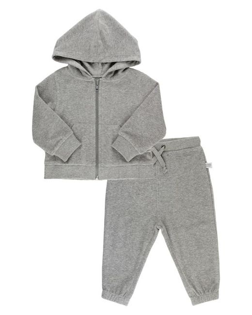 RuggedButts Mélange Hoodie Joggers Set in at 0-3M