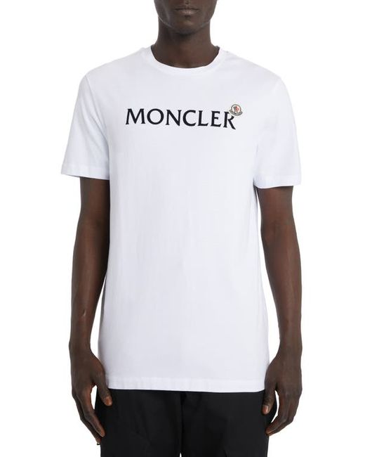 Moncler Logo Embroidered T-Shirt in at X-Small