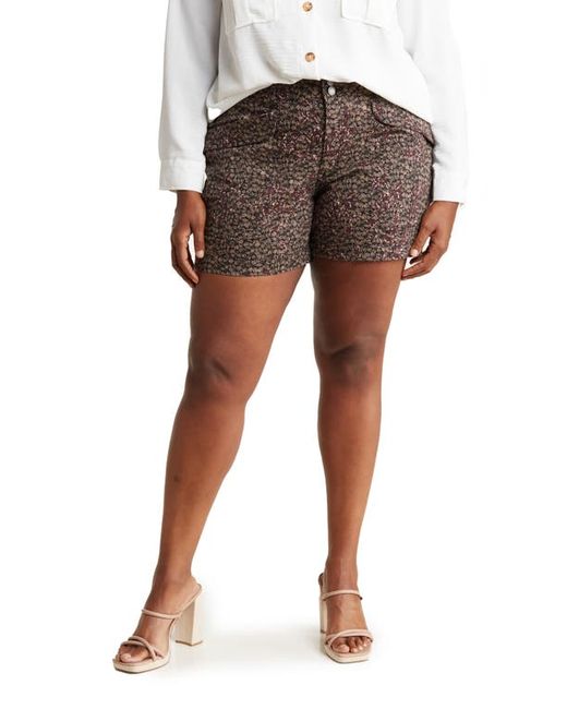 Wit & Wisdom AbSolution High Waist Stretch Cotton Shorts in at 14W