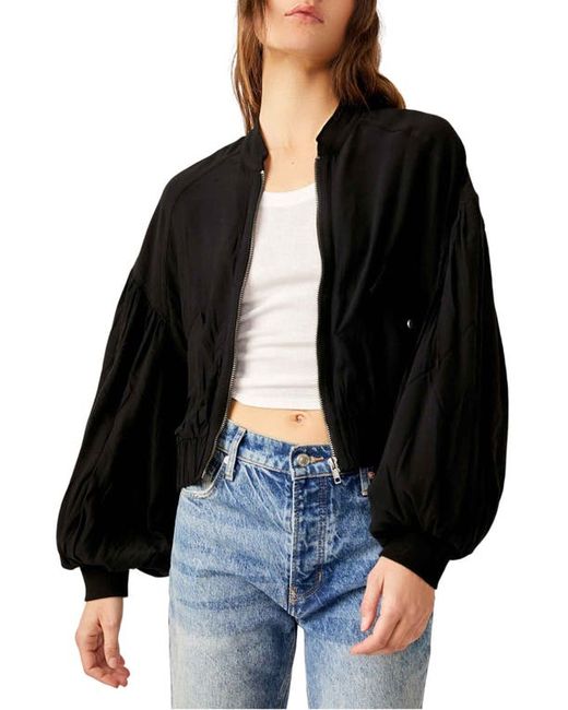 Free People On Pointe Bomber Jacket in at X-Small
