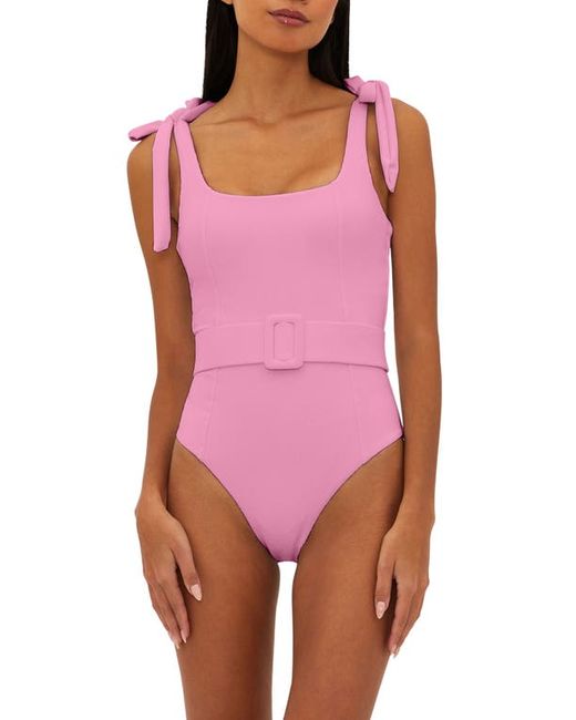 Beach Riot Sydney Belted One-Piece Swimsuit in at X-Small