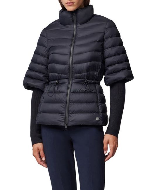 Soia & Kyo Skye Water Repellent Mixed Media Down Puffer Coat in at X-Small