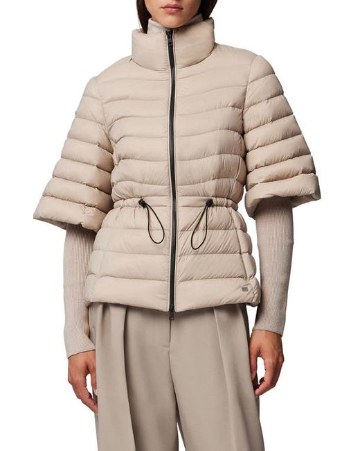Soia & Kyo Skye Water Repellent Mixed Media Down Puffer Coat in at Large