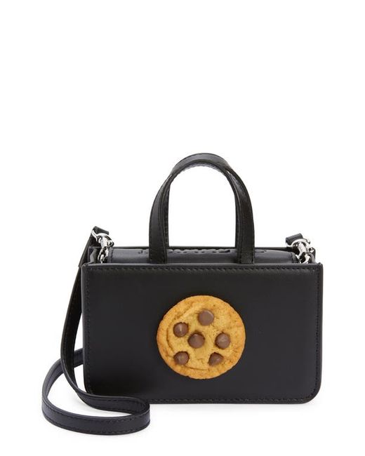 Puppets and Puppets Mini Cookie Leather Top Handle Bag in at