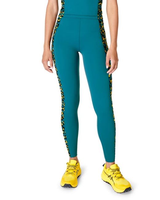 Sweaty Betty Power Leopard Panel High Waist Workout Leggings in at Xx-Large