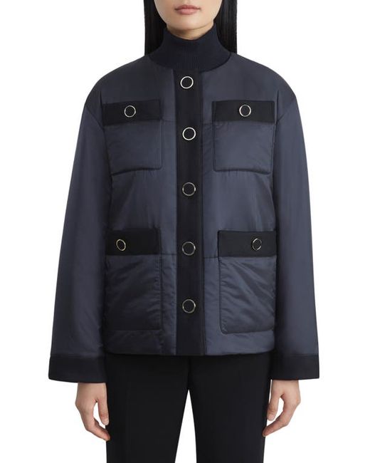 Lafayette 148 New York Patch Pocket Insulated Jacket in at X-Small
