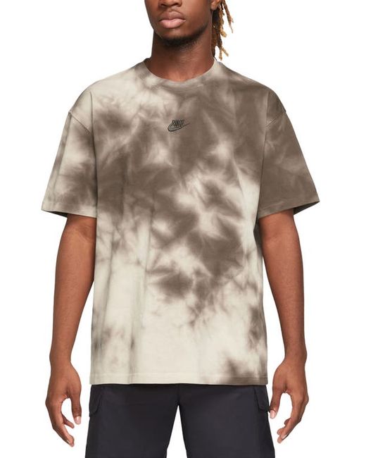 Nike Sportswear Premium Max90 Tie Dye T-Shirt in Coconut Milk at