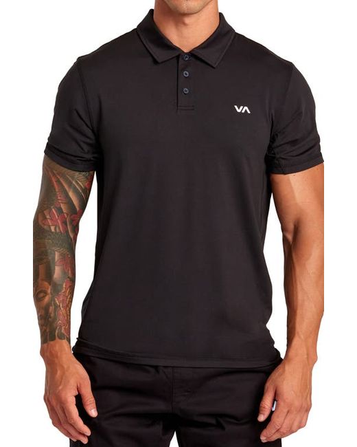 Rvca Sport Vent Performance Polo in at Small