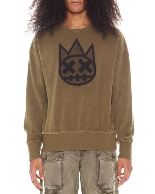 Cult Of Individuality Shimuchan Graphic Cotton Sweatshirt in at X-Small