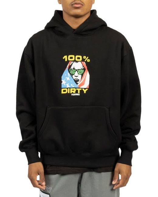 Pleasures Dirty Oversize Cotton Graphic Hoodie in at Small