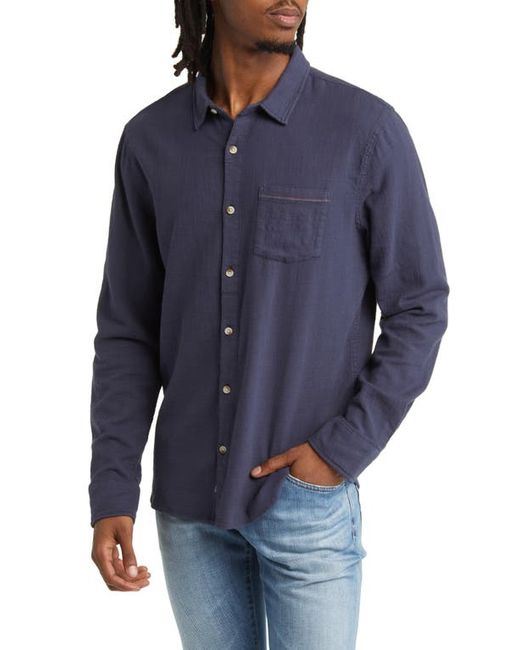 Marine Layer Classic Stretch Selvage Button-Up Shirt in at Small
