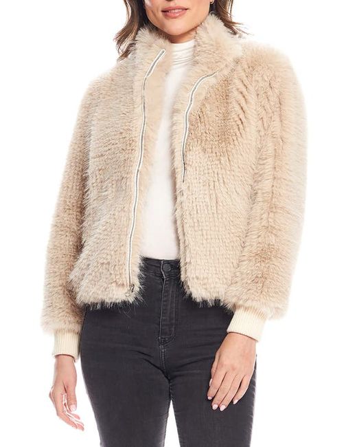 Donna Salyers Fabulous Furs Parkside Faux Fur Bomber Jacket in at X-Large
