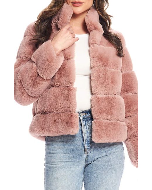 Donna Salyers Fabulous Furs Posh Quilted Faux Fur Jacket in at X-Small