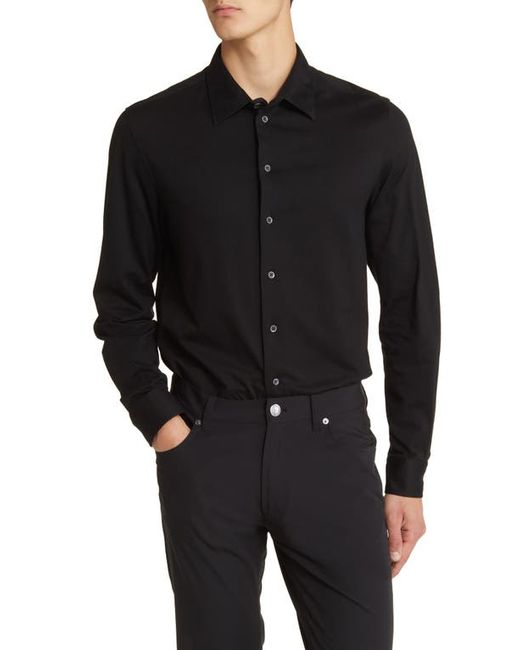 Emporio Armani Solid Button-Up Shirt in at Small